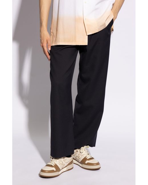 Acne White Trousers With Pockets for men