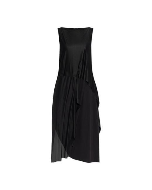 Y-3 Black Asymmetrical Dress