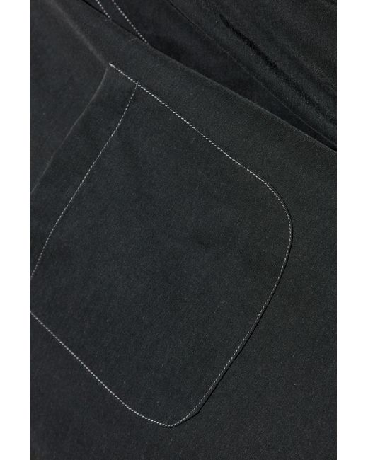 Maison Margiela Black Short Sleeve Shirt for men