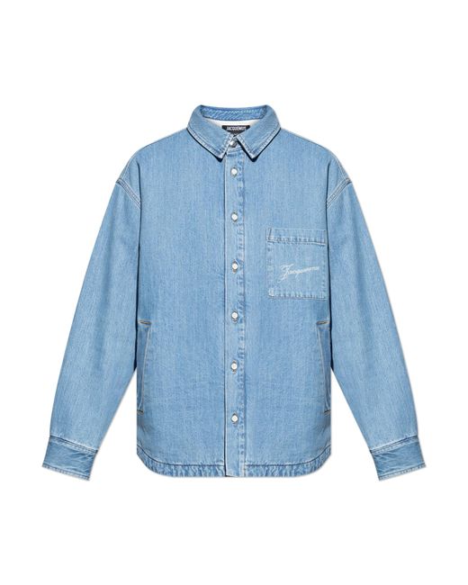 Jacquemus Blue Denim Jacket for men