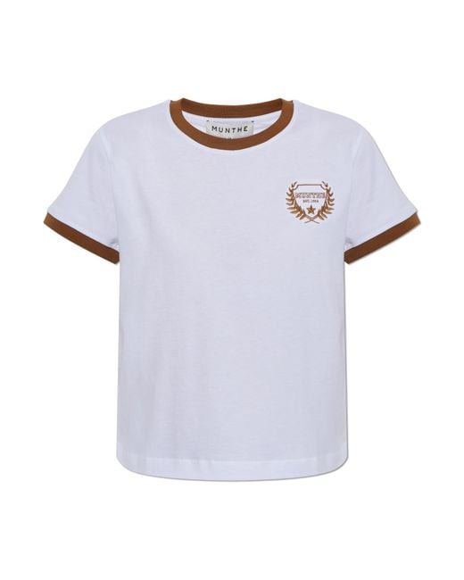 Munthe White T-Shirt "Vagary"