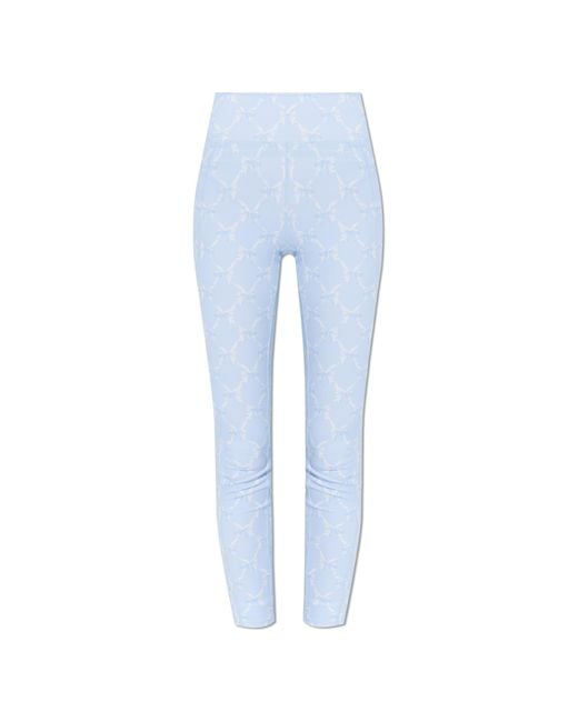 LoveShackFancy Blue 'Kimi' Sports Leggings