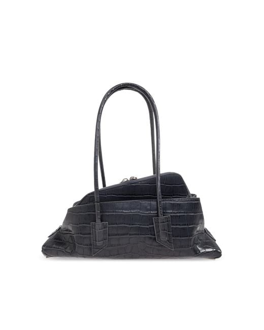 The Attico Black Handbag 'La Passeggiata Small'