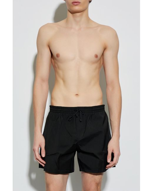 Balmain Black Swim Shorts for men