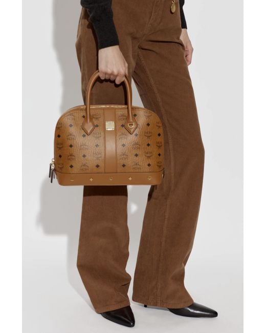 MCM Brown "Pina Medium" Bag