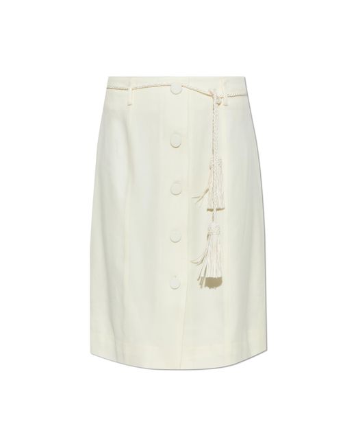 Posse White "Elspeth" Skirt