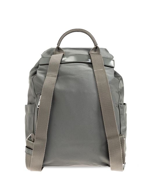 Tory Burch Gray Backpack "virginia",