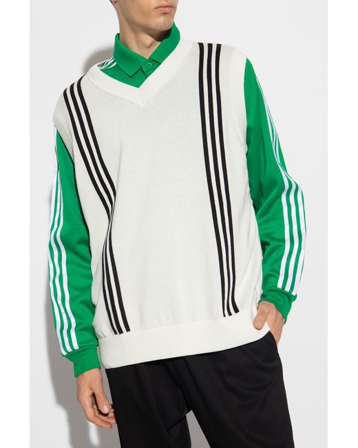 Adidas Originals Black Vest With Logo, for men