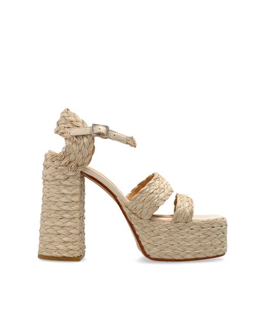 Castaner White 'Fresa' Platform Sandals