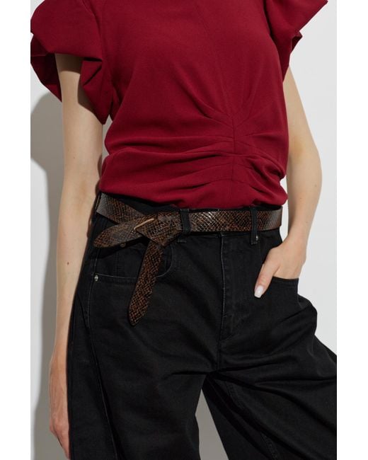 Isabel Marant Brown Lecce Belt