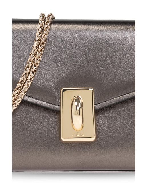 Furla Gray Clutch 'Meridiana Medium'