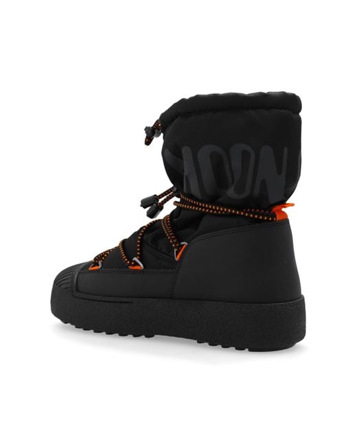 Moon Boot Black 'ltrack' Snow Boots,
