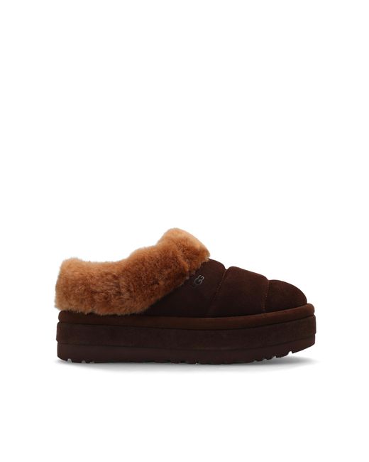 UGG 'tazzlita' Suede Platform Boots, in Brown | Lyst