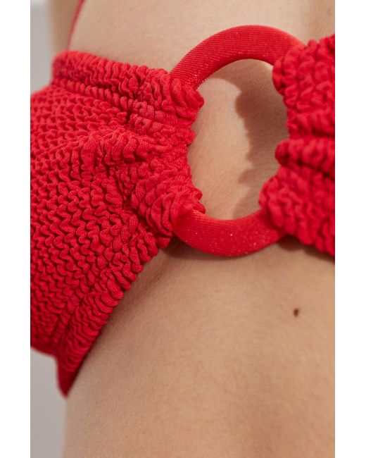 Hunza G Red Two-Piece Swimsuit "Misty"