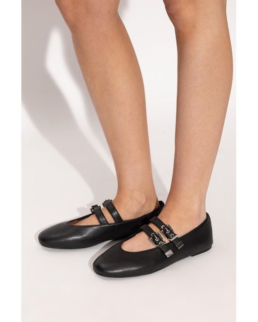 MICHAEL Michael Kors Black 'Rowen' Ballerinas