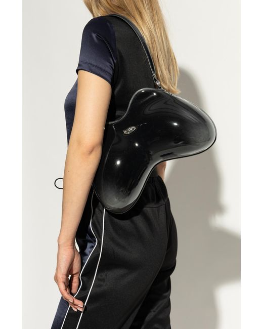 DIESEL Black Shoulder Bag Play Double-D Shoulder