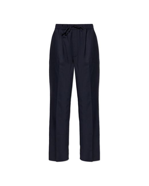 Officine Generale Blue Trousers 'Nilson' for men
