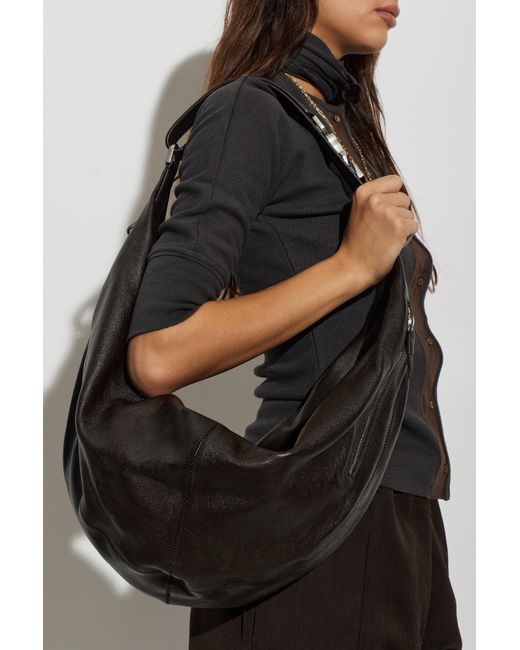 Lemaire Black Leather Bag