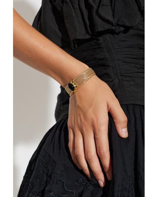 Isabel Marant Metallic Bracelet With Stone