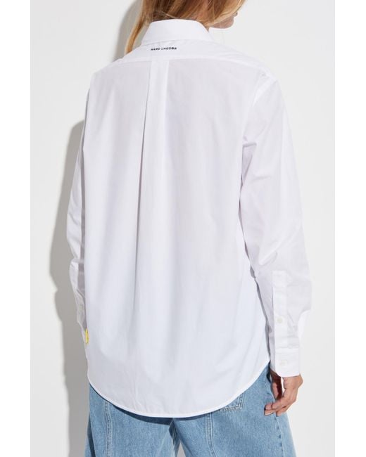 Marc Jacobs White Shirt With Print,