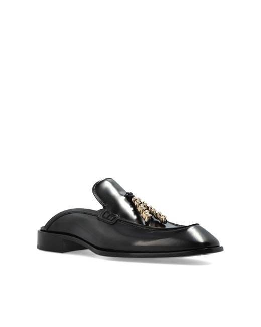 Loewe Black "Edge" Slides