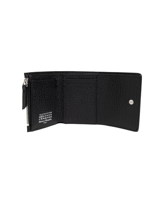 Maison Margiela Black Leather Wallet