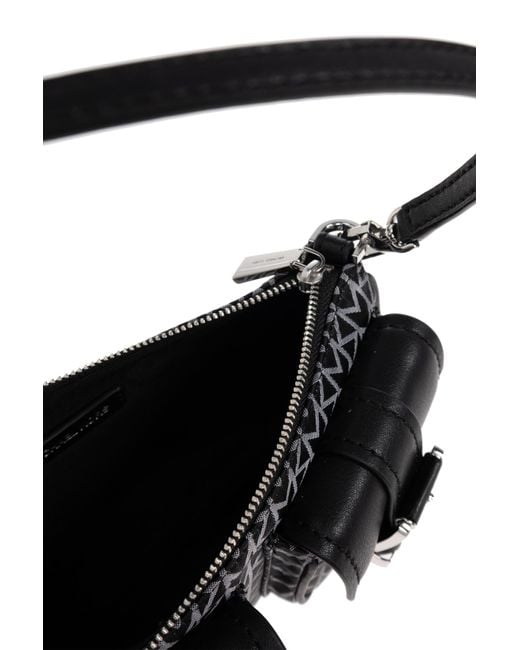 MICHAEL Michael Kors Gray Shoulder Bag "Zoe Small"