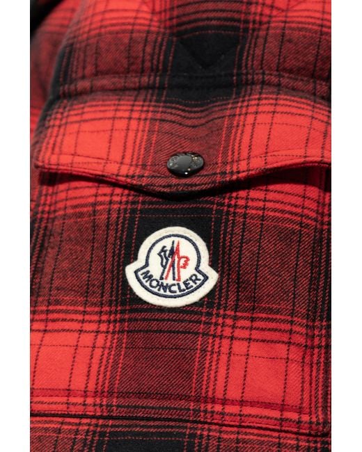 Moncler Red 'Airor' Puffer Jacket for men