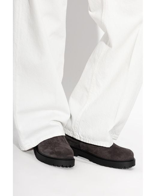 Birkenstock Black 'Highwood Slip On Mid' Ankle Boots