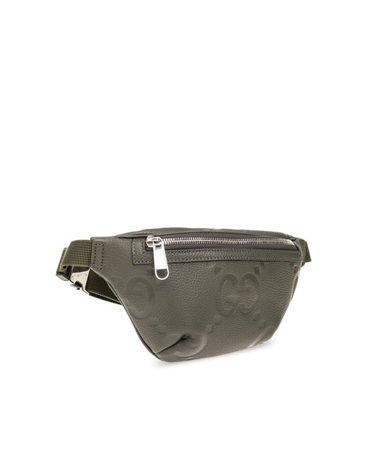 Gucci Green Jumbo GG Small Belt Bag for men