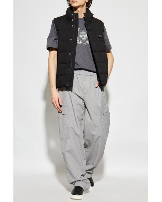 Dolce & Gabbana Gray Trousers With Pockets for men