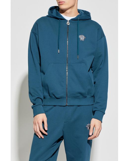 Versace Blue Sweatpants for men
