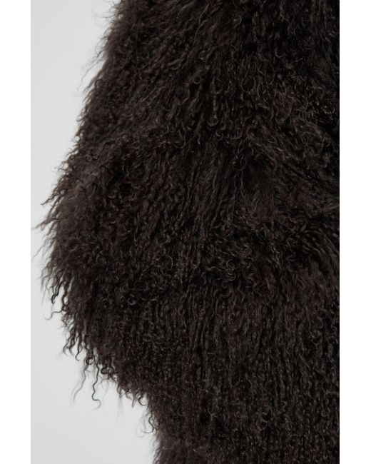 Stand Studio Black Faux Fur 'Charlotte'