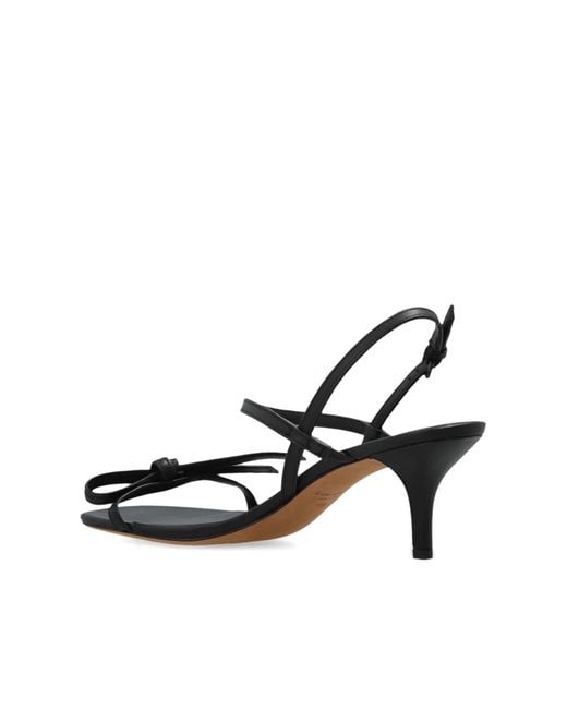 Kate Spade Black 'Loop' Heeled Sandals