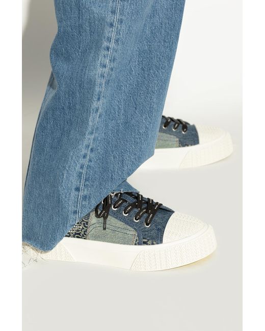 Marc Jacobs Blue Sports Shoes With Logo