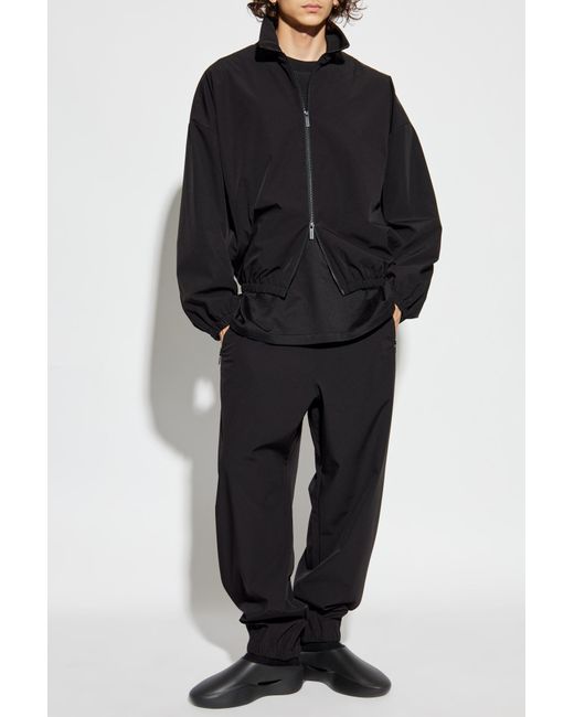 Fear Of God Black Jacket With Stand-Up Collar for men