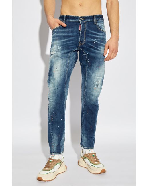 DSquared² Blue Jeans Tidy Biker for men