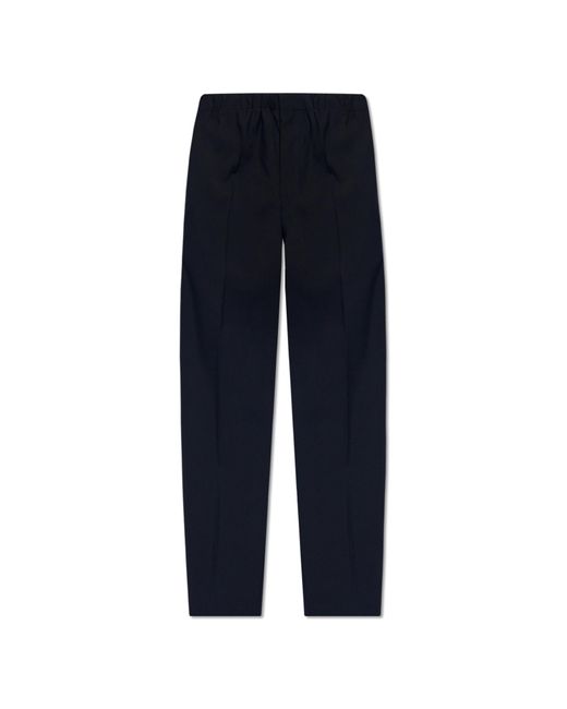 Jil Sander Blue Wool Trousers for men