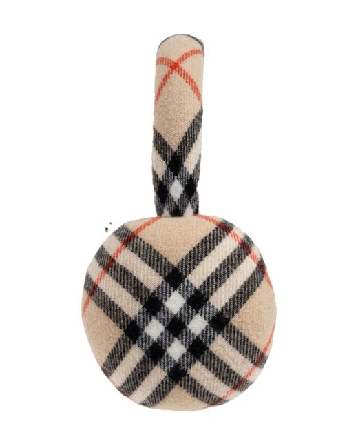Burberry Natural Plaid Pattern Earmuffs