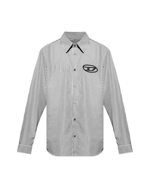 DIESEL Gray Shirt 'S-Simply-E' for men