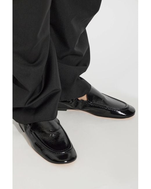 Odissi Black 'Juno' Loafers Shoes