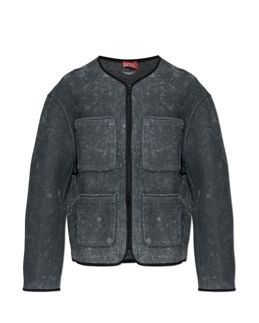 DIESEL Gray "G-Tes" Jacket