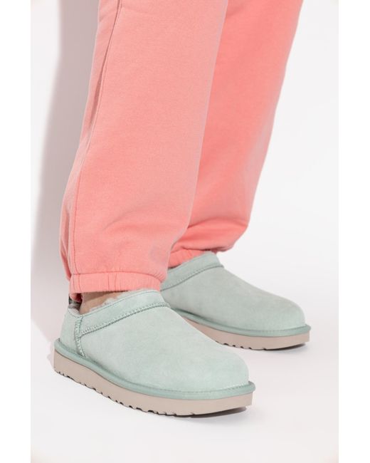 Ugg Green Suede Shoes 'Classic Micro'