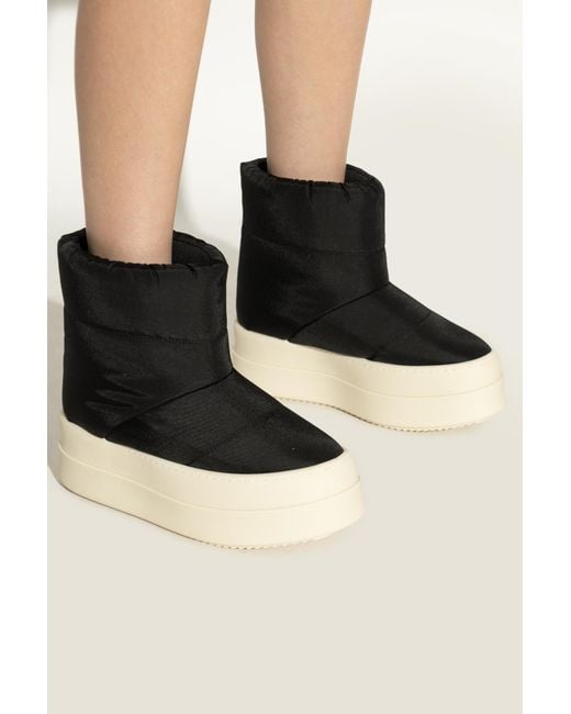 Rick Owens Black 'Mega Bumper' Snow Boots