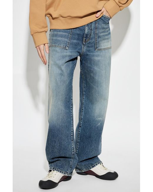Givenchy Blue Jeans With Logo for men