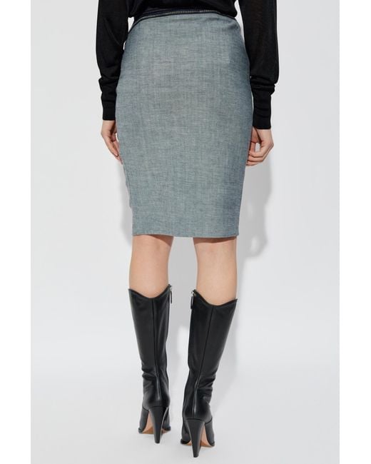 DSquared² Blue Denim Skirt