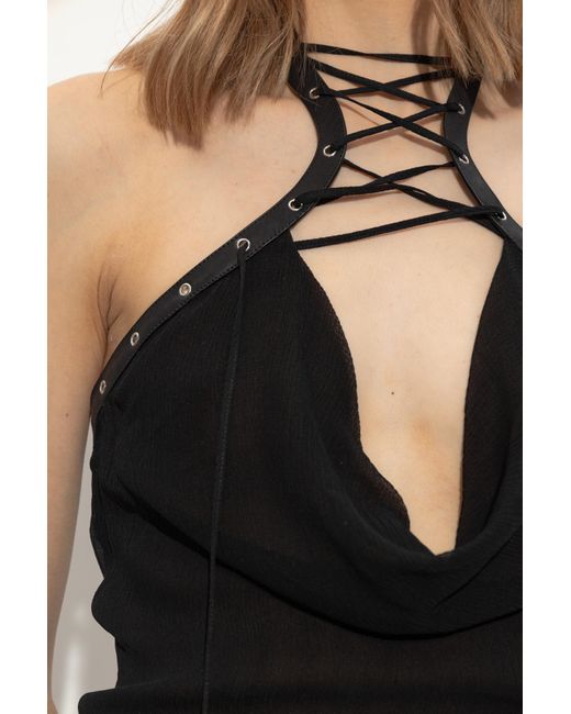 DSquared² Black Silk Dress