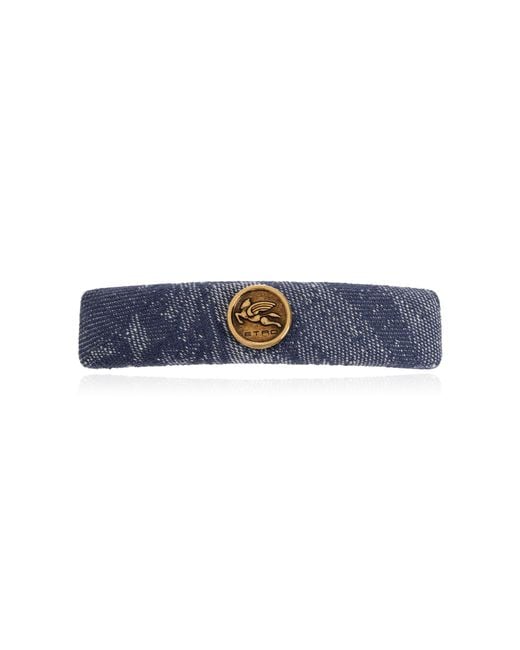 Etro Blue Hair Clip