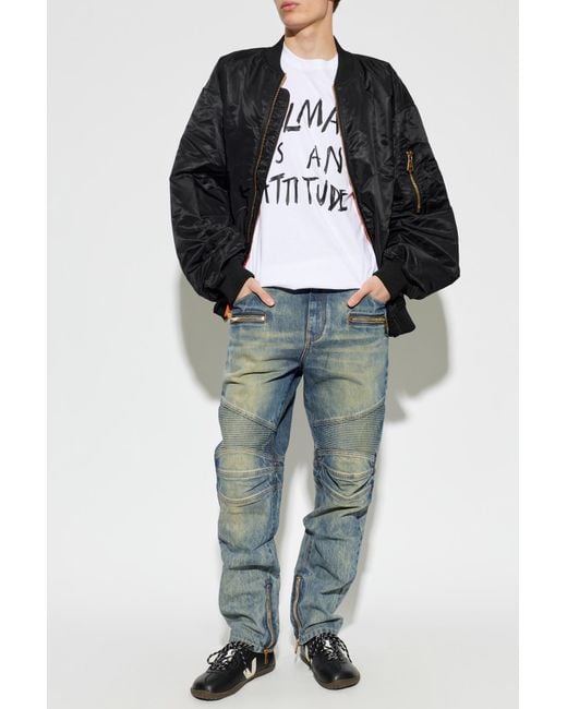 Balmain Black 'Bomber' Jacket for men