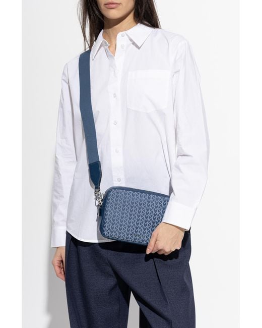 MICHAEL Michael Kors Blue 'Bryant Medium' Shoulder Bag